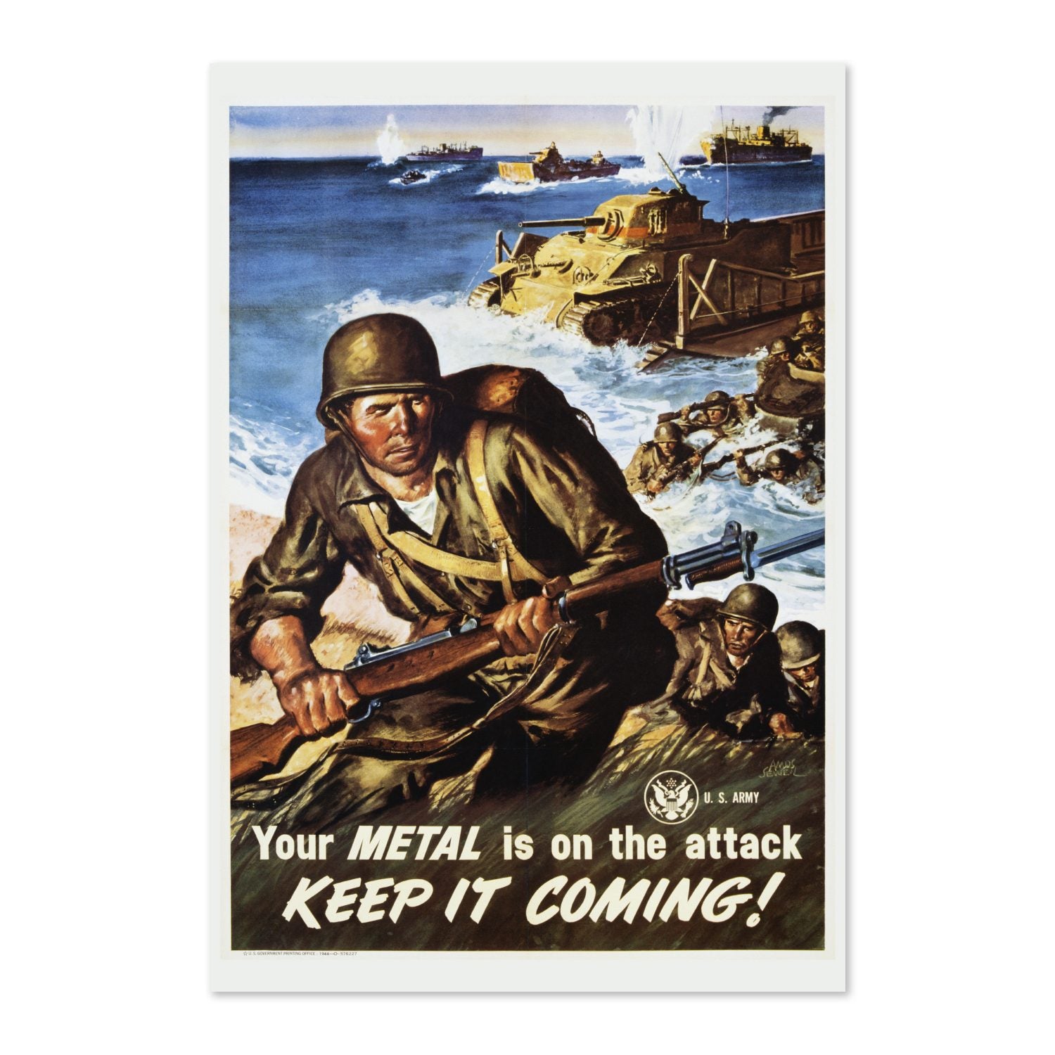 Your Metal Is on the Attack Keep It Coming poster print